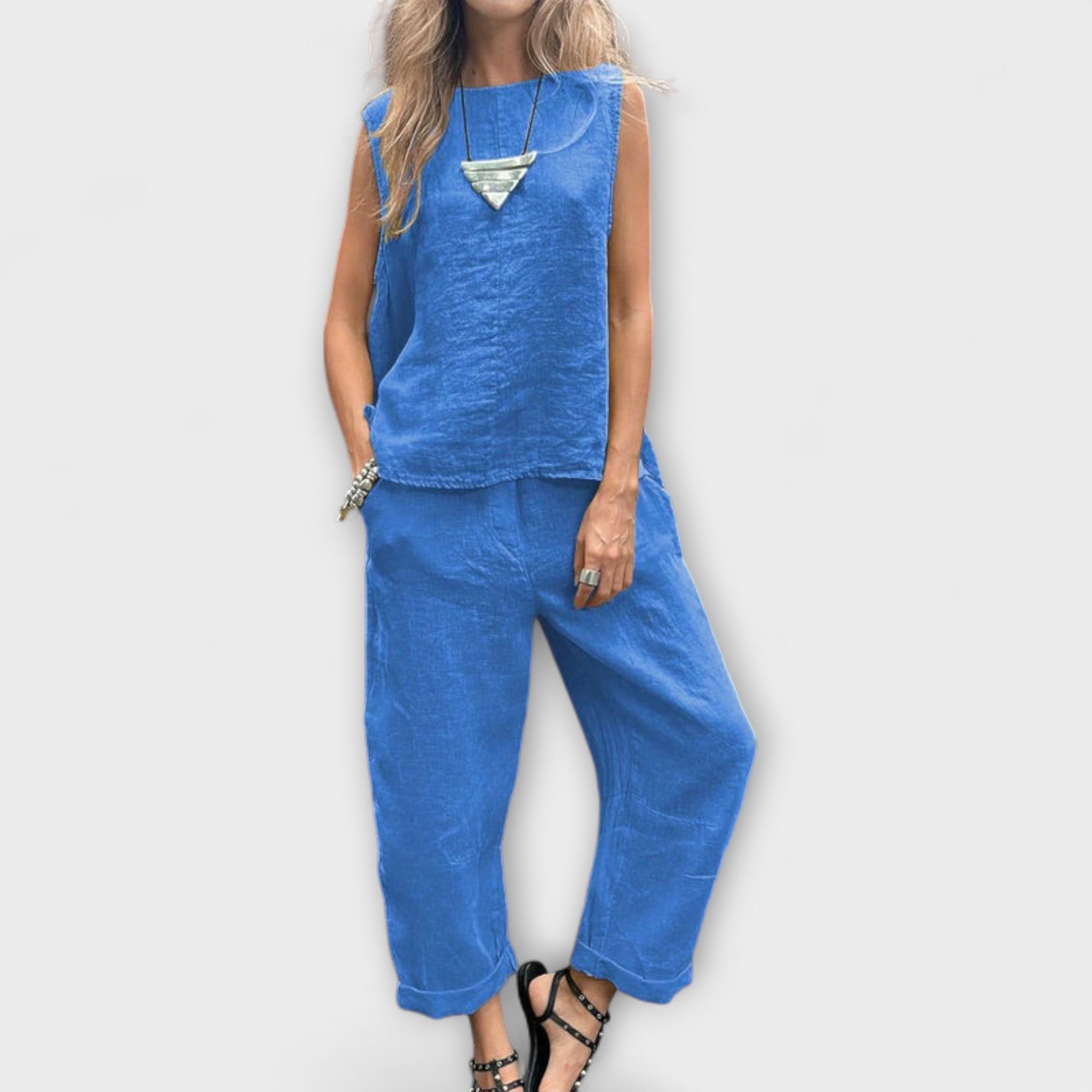 Jennifer - Outfit lejer din bumbac și in
