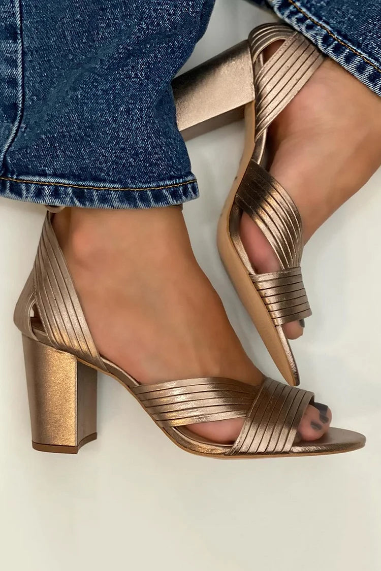 Calíope - Sandale elegante cu bretele
