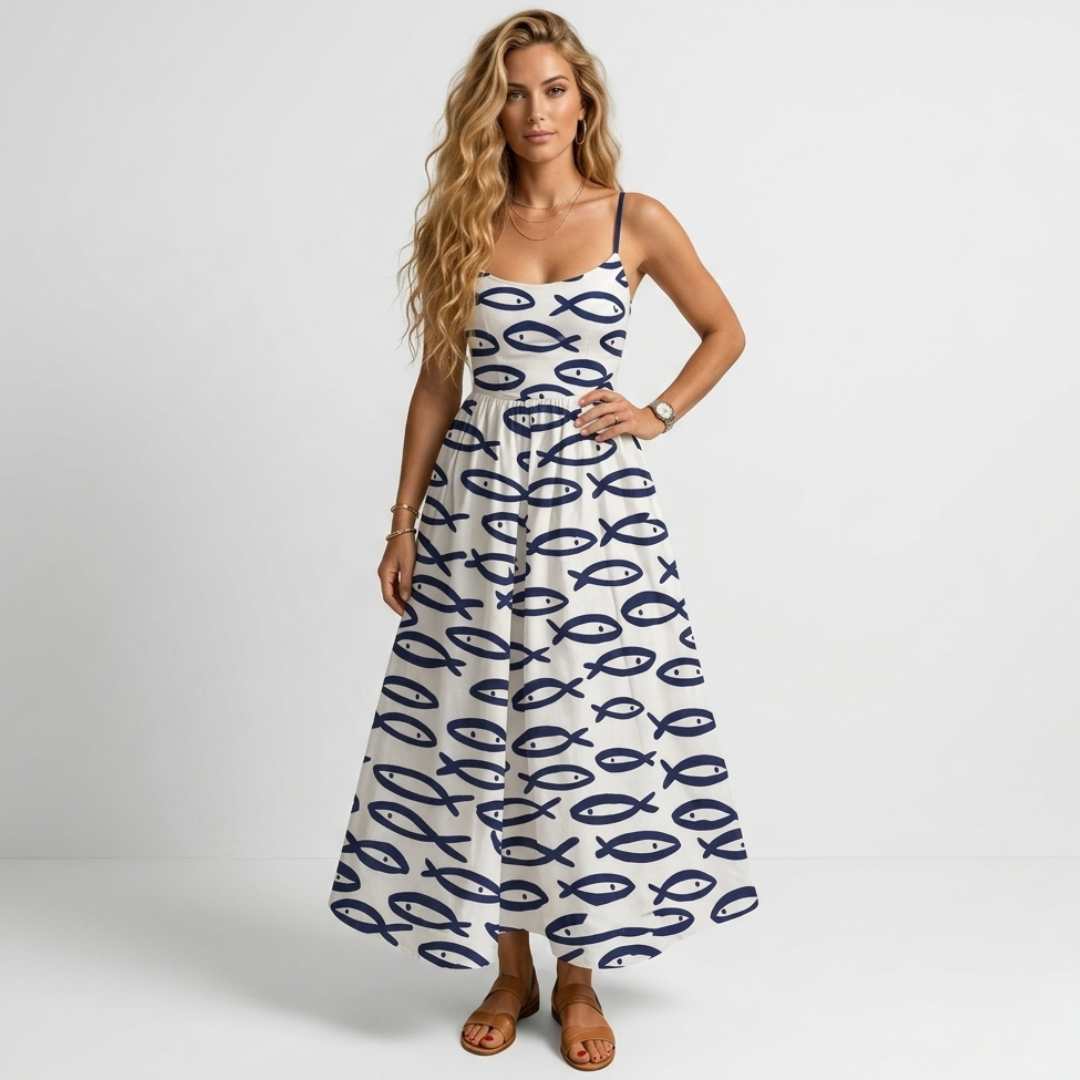 Arabelle | Rochie midi cu model