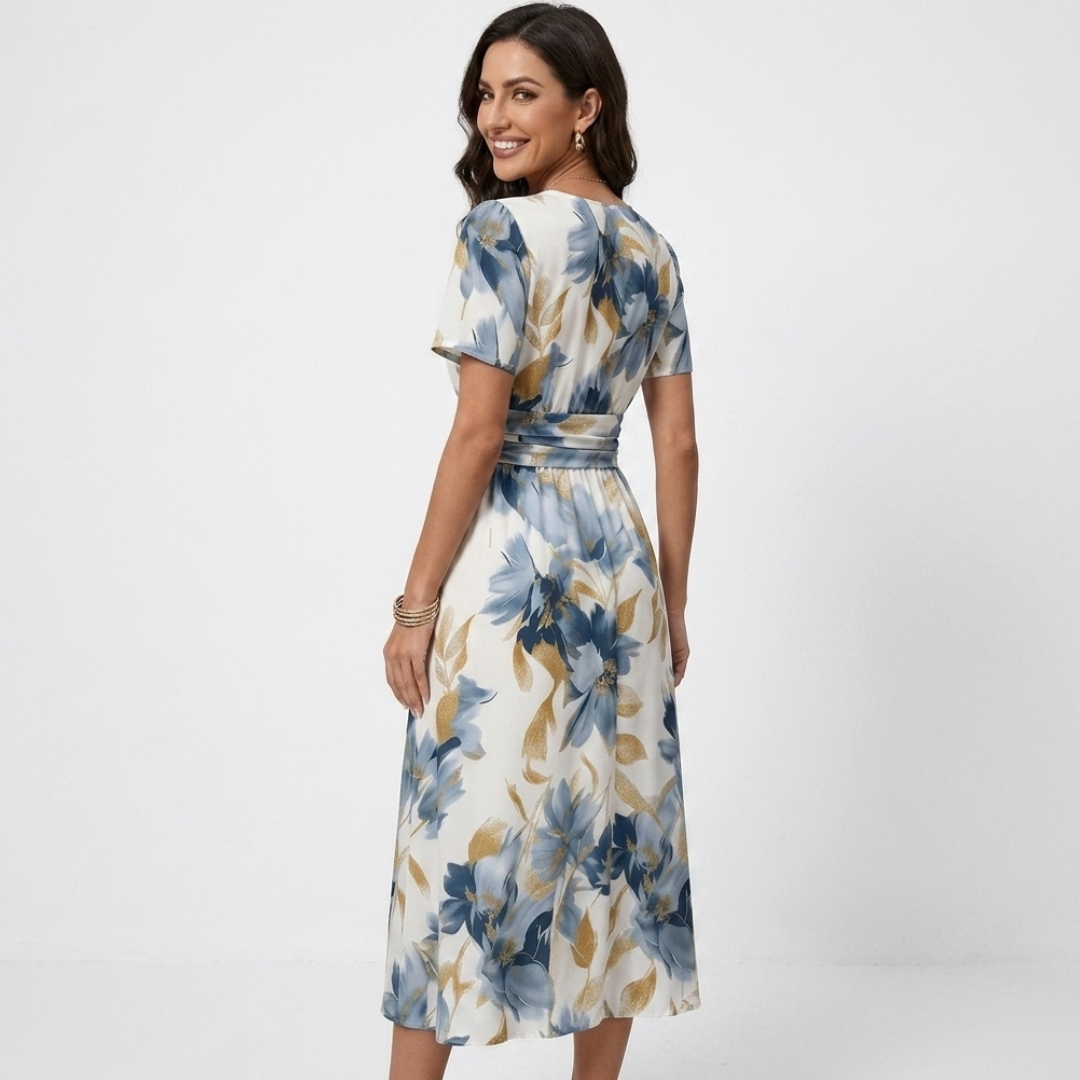 Ioana - Rochie Florală Midi