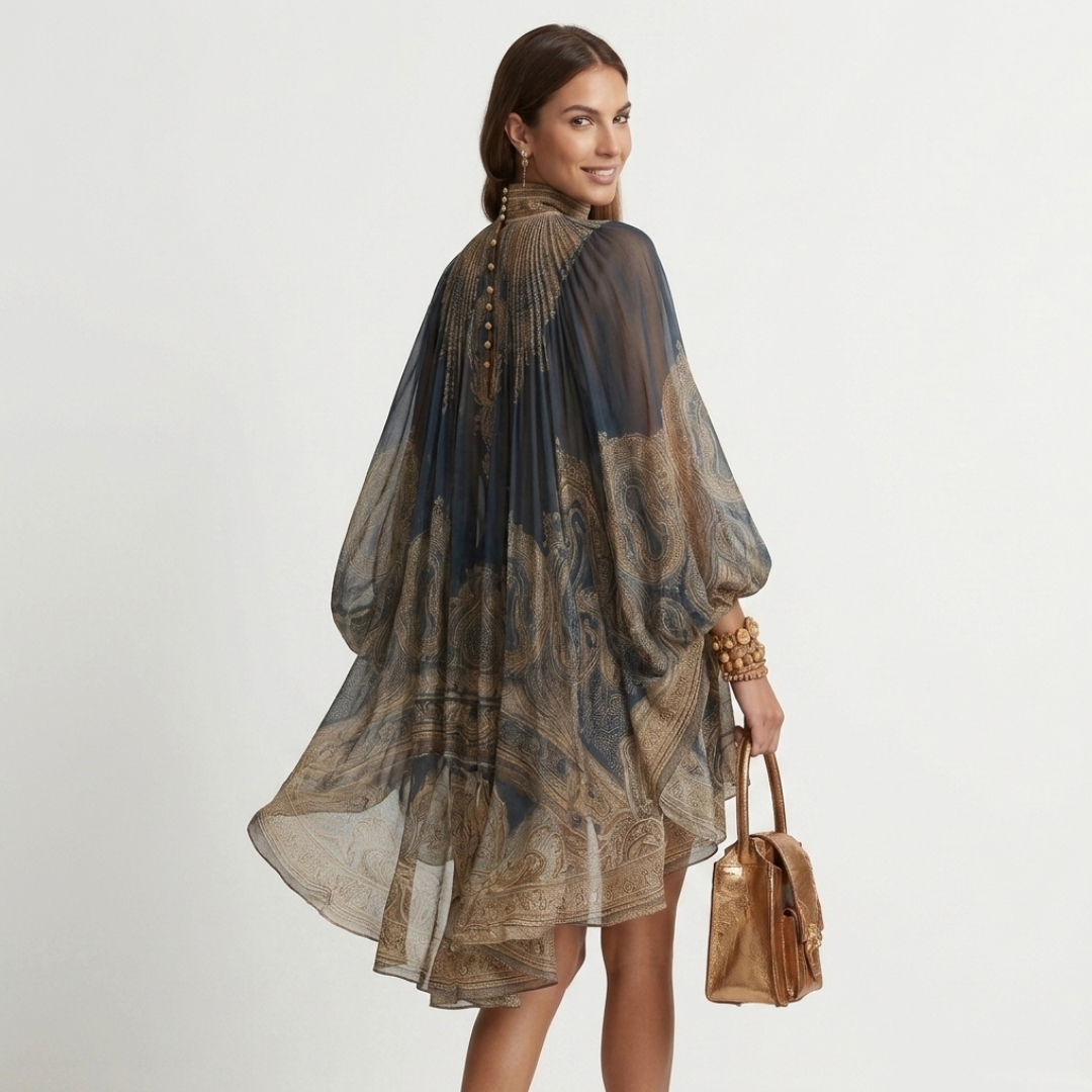 Ioana – Rochie scurtă cu decolteu asimetric
