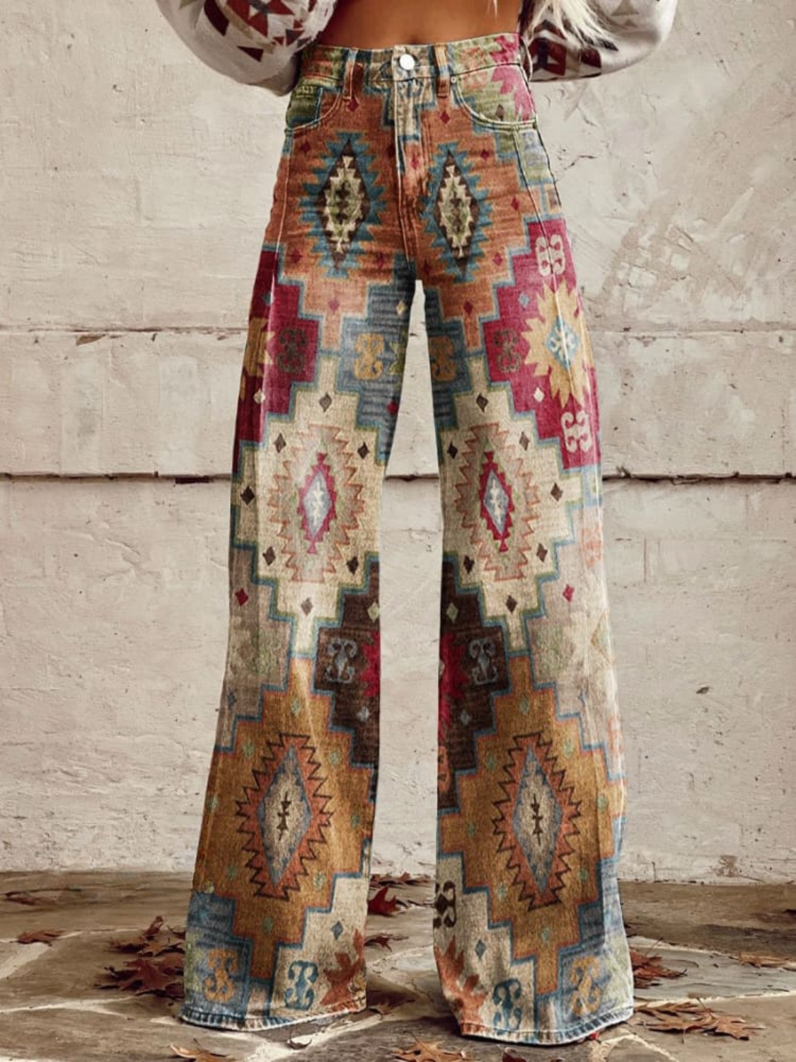 Léa - Pantaloni boho eleganți