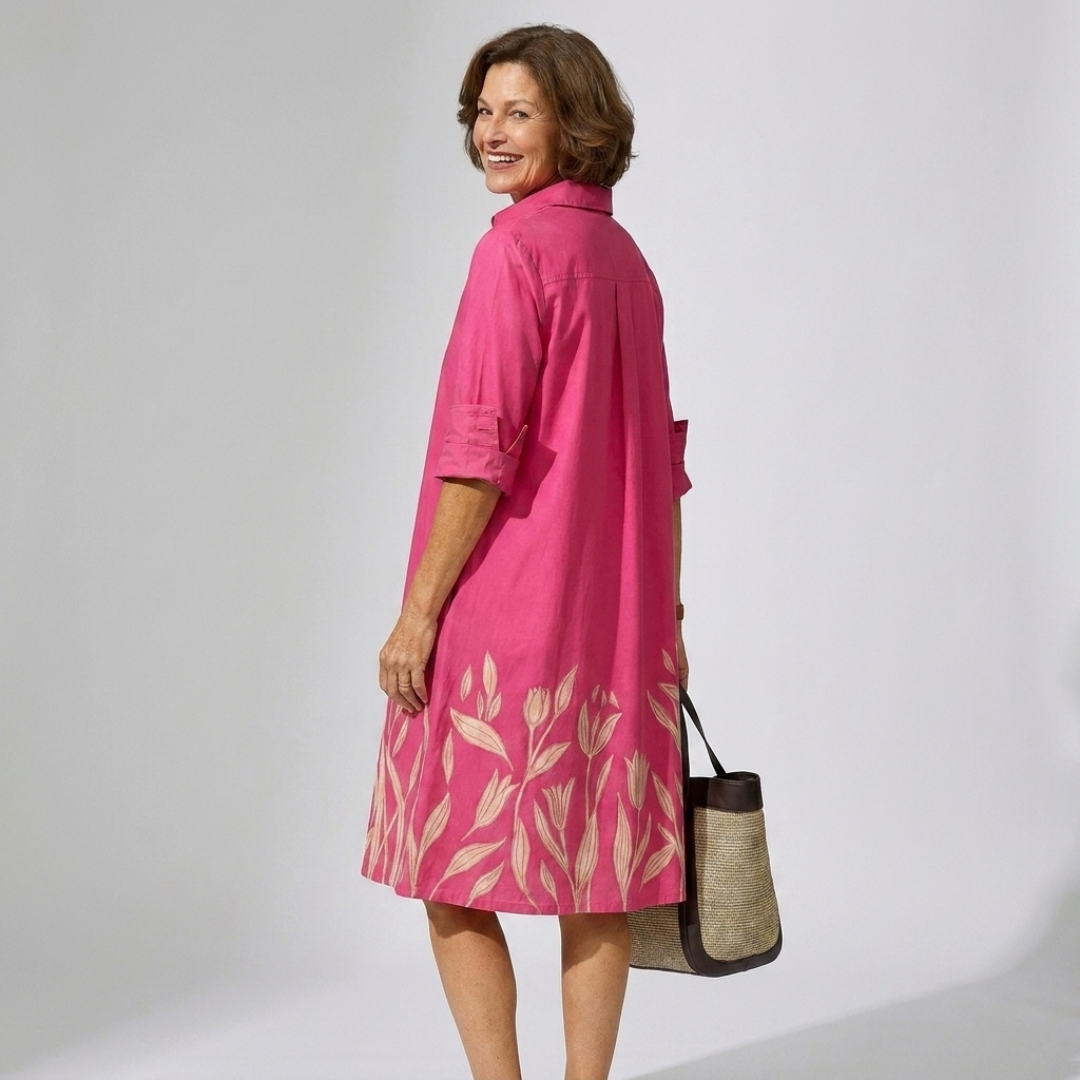 Maria - Rochie cu lalele