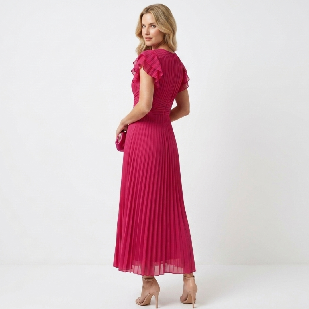Delia - Rochie plisată