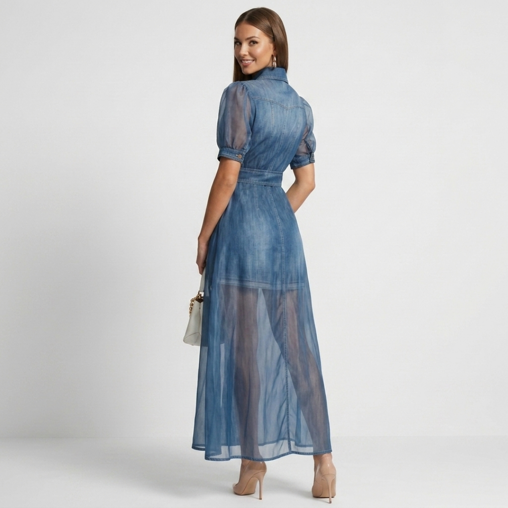 Andra - Rochie în stil denim
