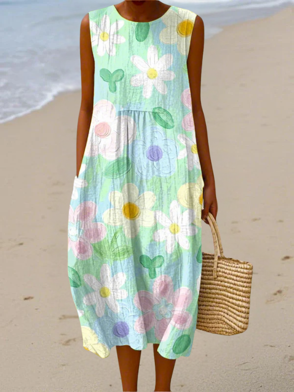Rochie Midi Erin™ Pastel Blossom