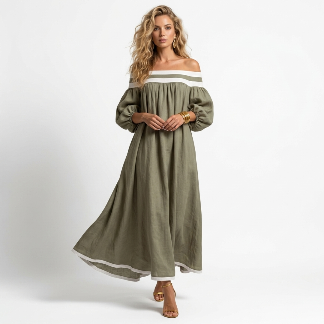 Adina - Rochie lungă cu o croială confortabilă