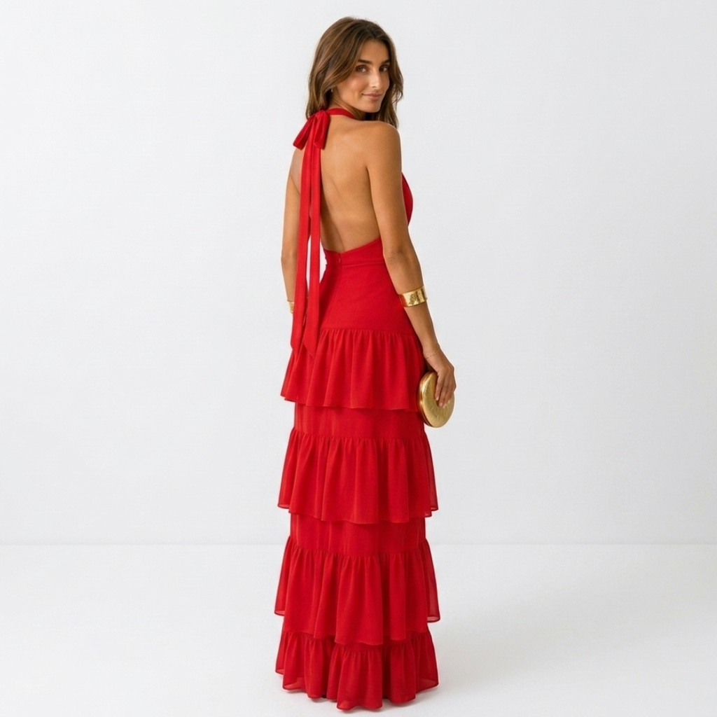 Luiza - Rochie cu volane