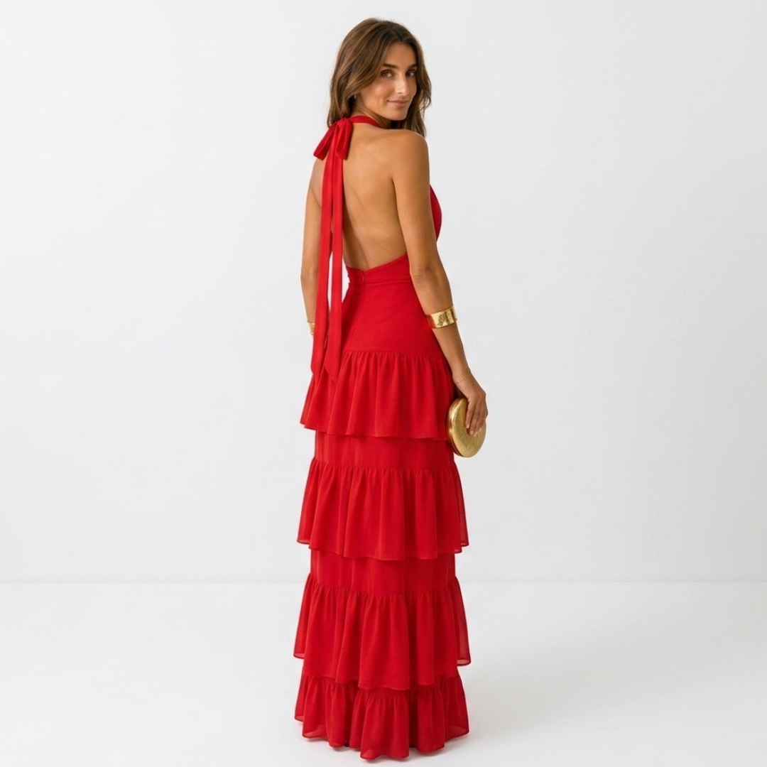 Luiza - Rochie cu volane