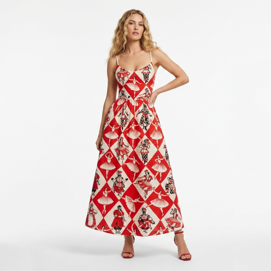 Assina | Rochie midi cu model