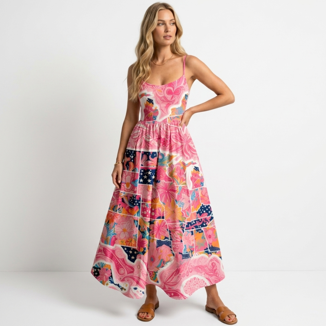 Chiara | Rochie midi cu model