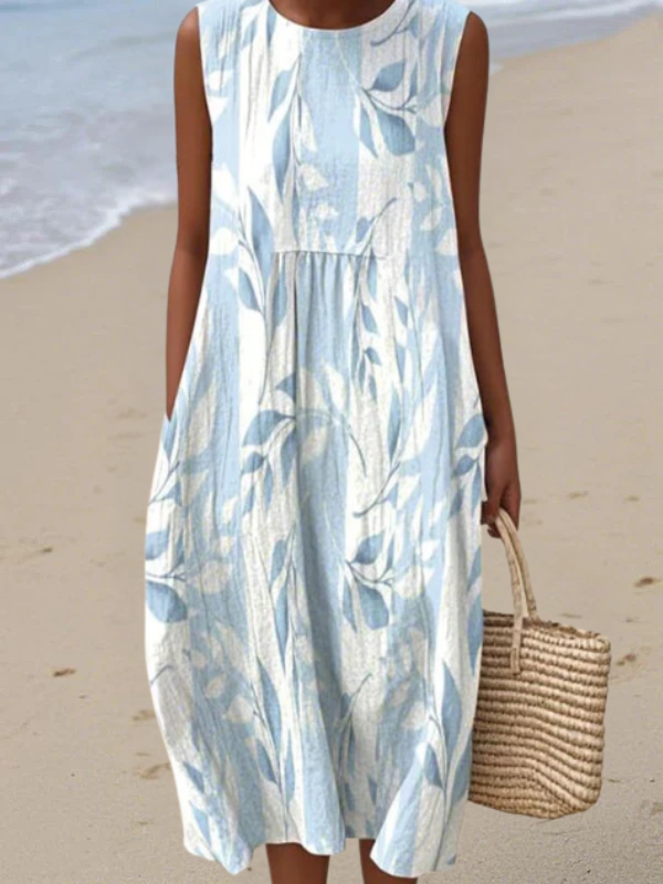Rochie Midi Joy™ Leafy