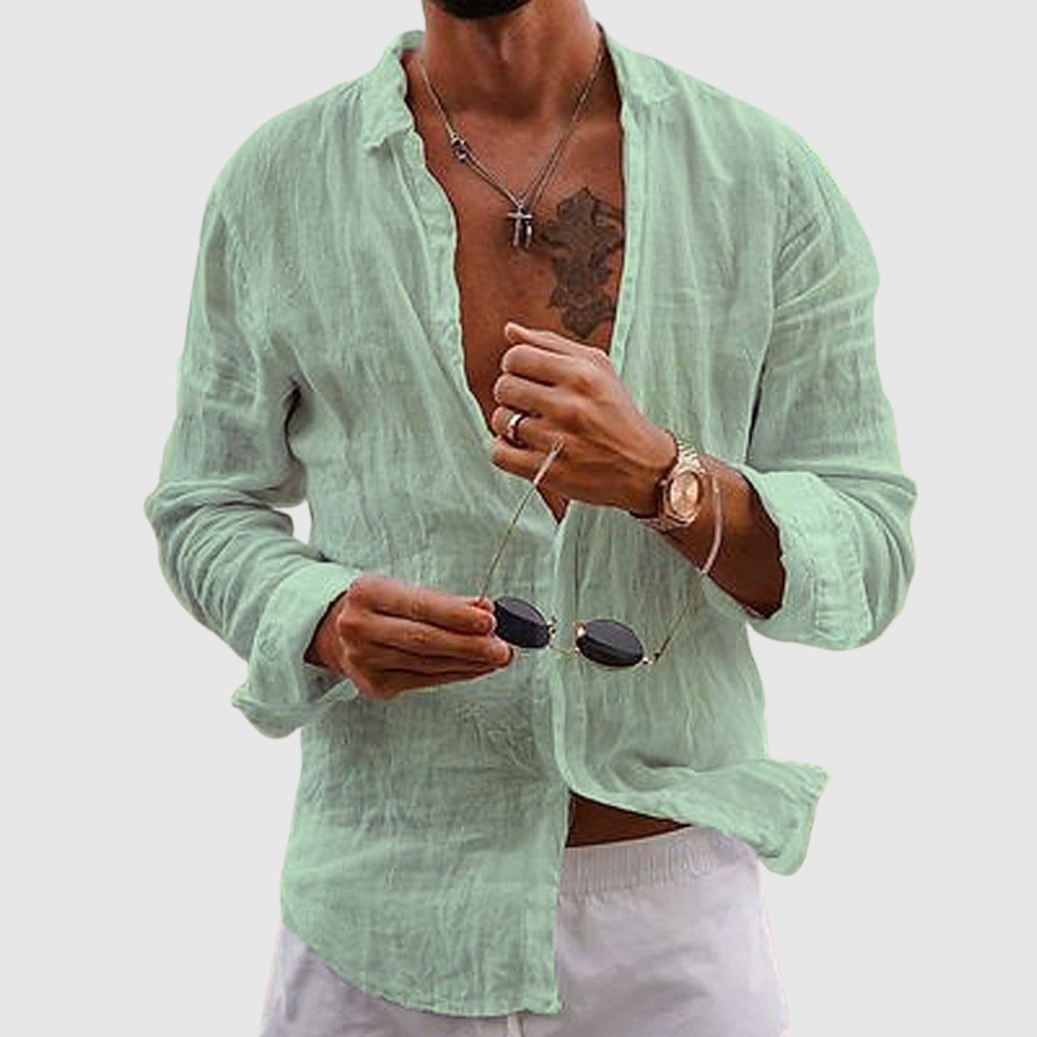 Leon – Cămașă ușoară în stil casual