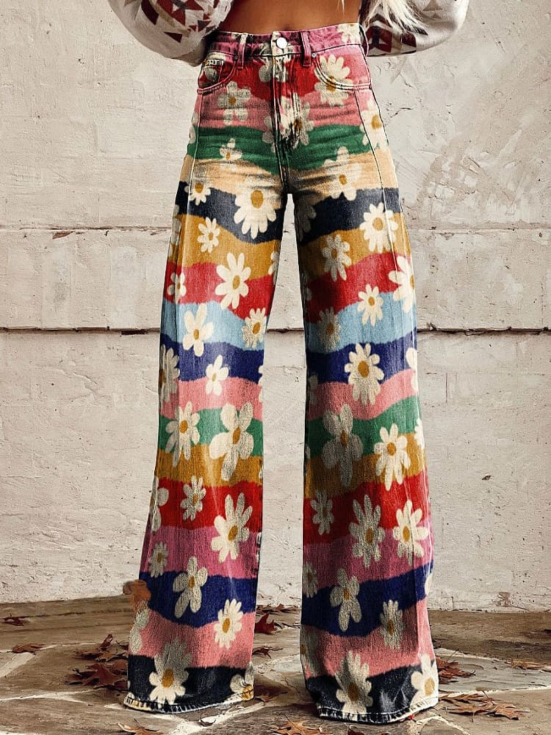Íris - Pantaloni boho eleganți