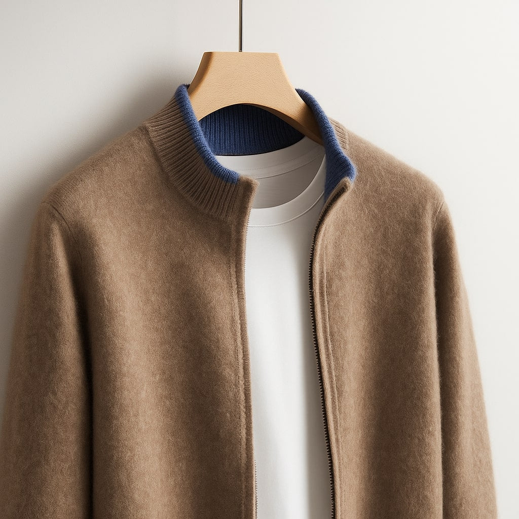 Marzini | Cardigan tricotat cu fermoar