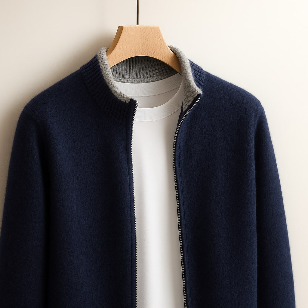 Marzini | Cardigan tricotat cu fermoar
