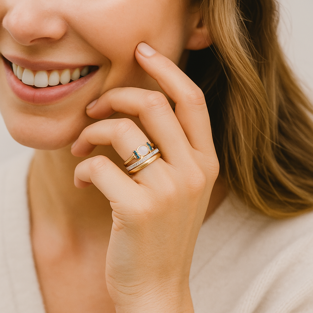 Theresa – Un inel de aur elegant