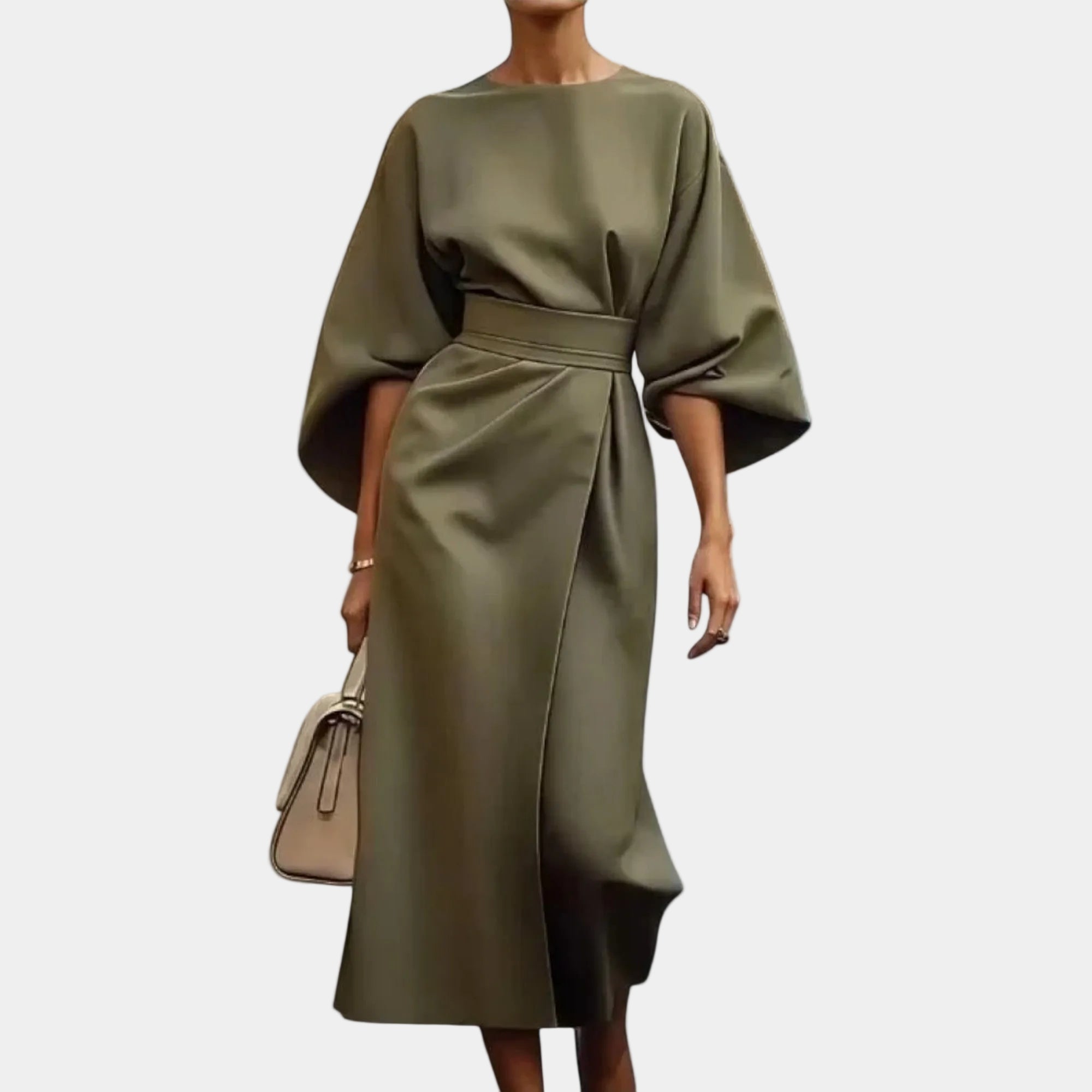 Rochie elegantă cu mâneci