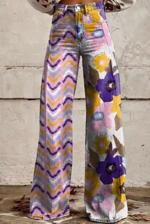 Elaine - Pantaloni boho eleganți