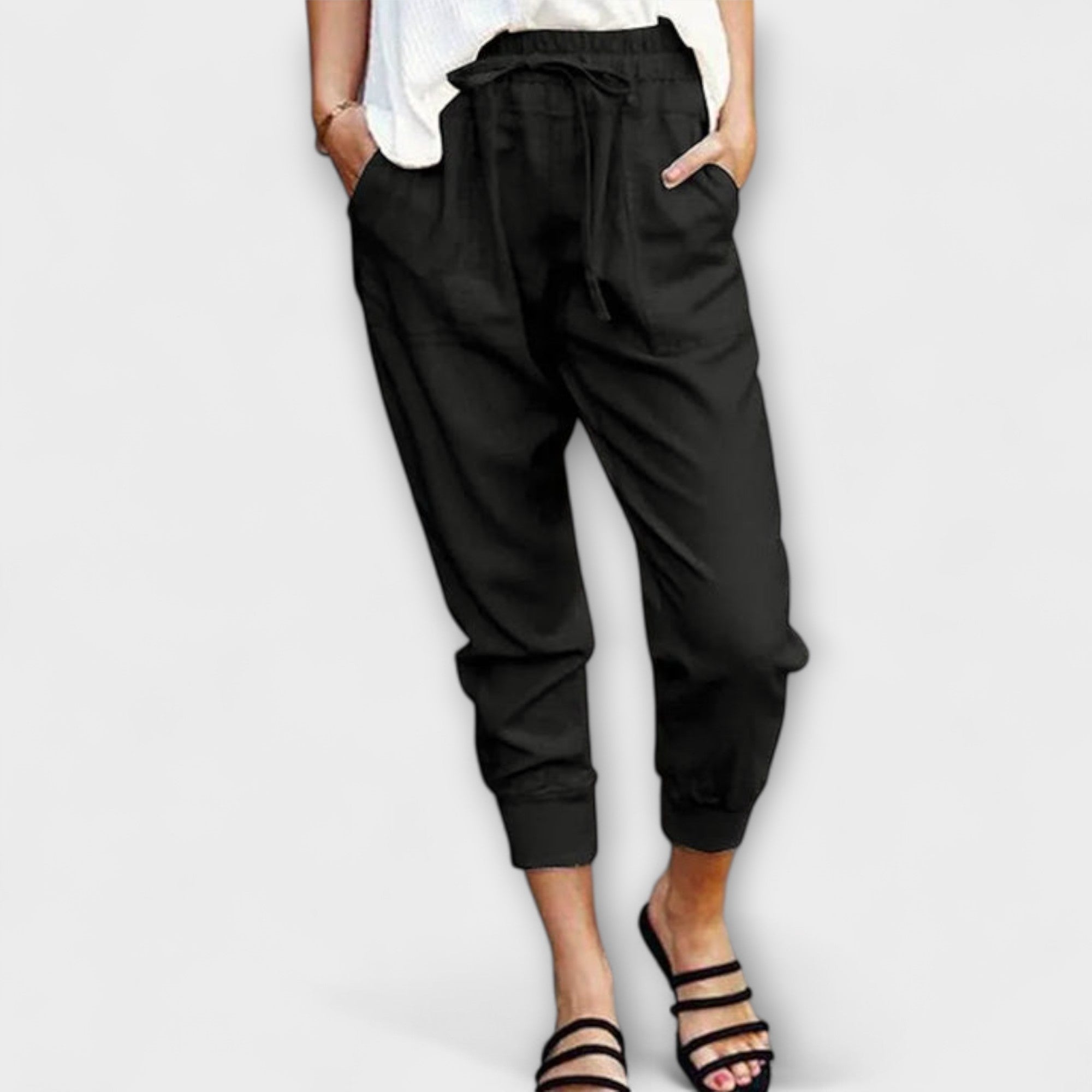 Blair – Pantaloni ușori din in cu amestec de bumbac