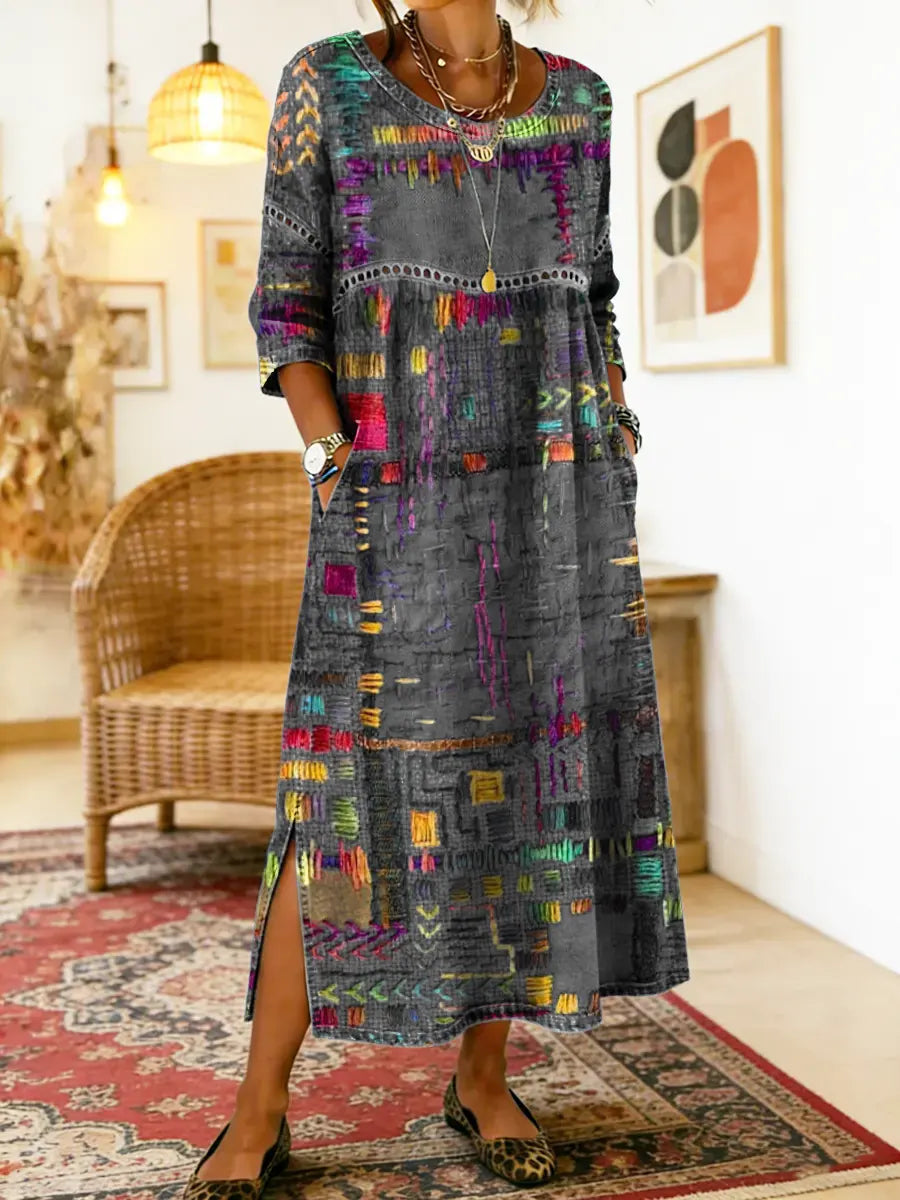 Liana - Rochie colorată