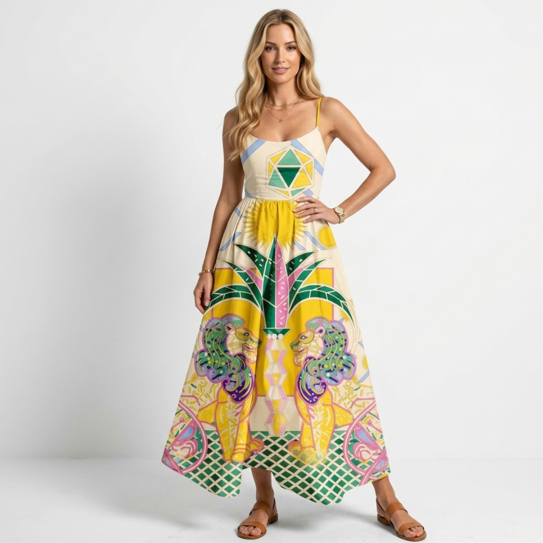 Désirina | Rochie midi cu model