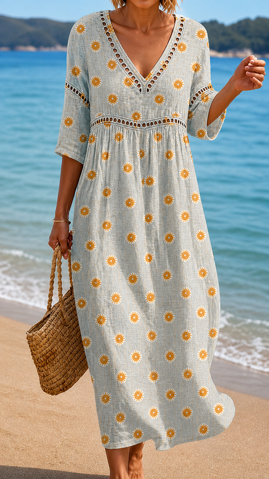 Rochie Midi Ușoară și Lejeră