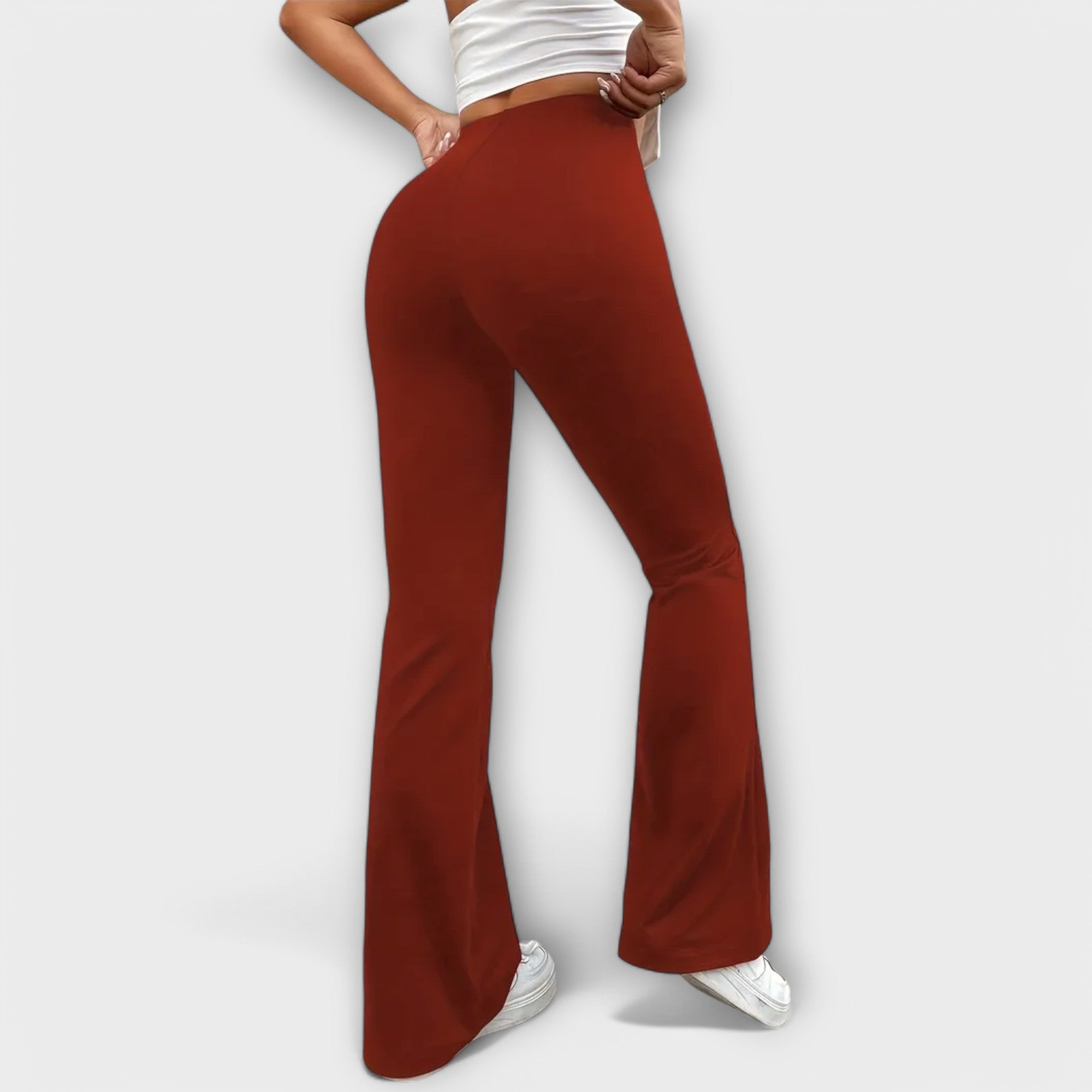 Serena - Pantaloni largi cu croială evazată