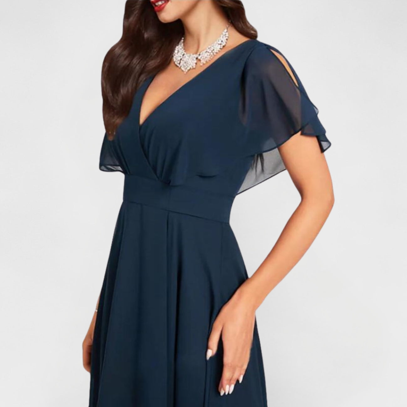 Catalina - Rochie Cu Decolteu In V