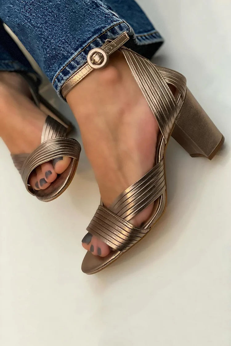 Calíope - Sandale elegante cu bretele