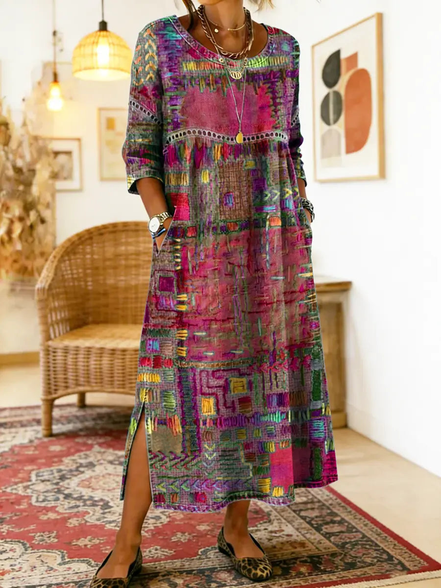 Liana - Rochie colorată