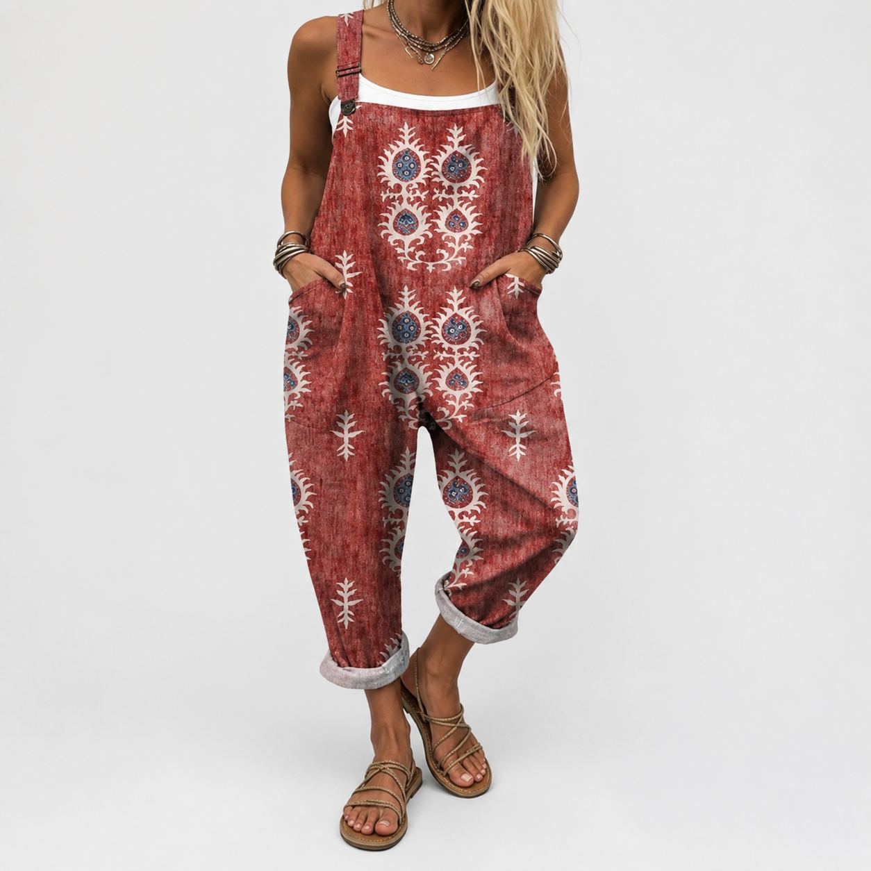 Salopetă Moale Stil Boho Elegant