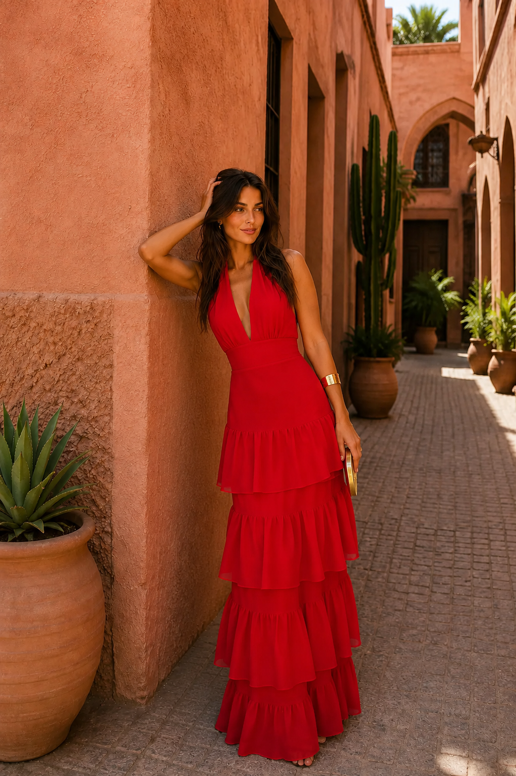 Luiza - Rochie cu volane