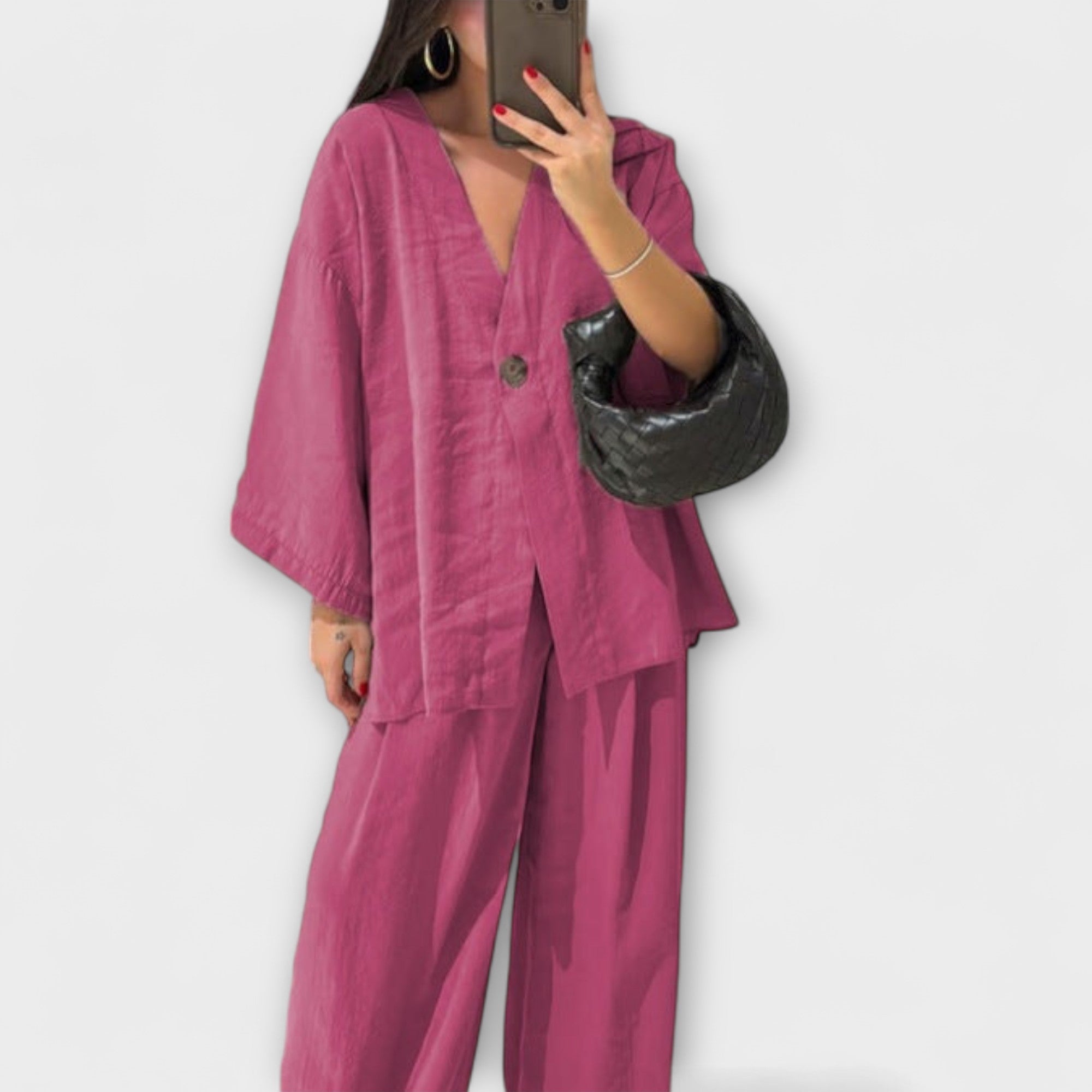 Jacqueline - Top din două straturi și pantaloni