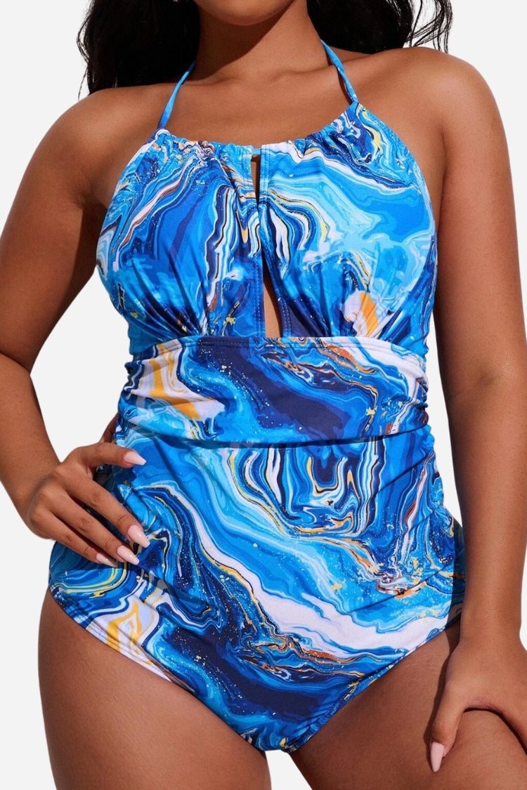 Costum de baie întreg, confortabil, pentru femei cu forme