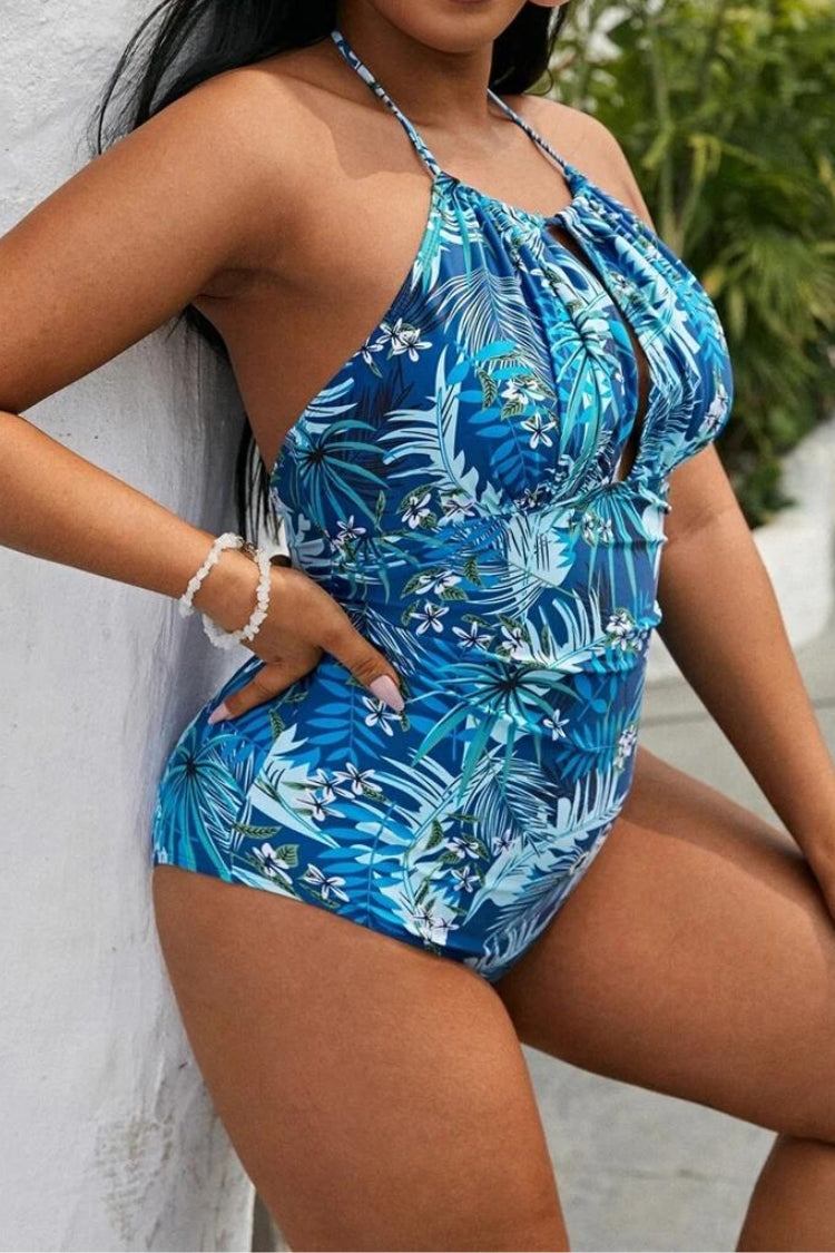 Costum de baie întreg, confortabil, pentru femei cu forme