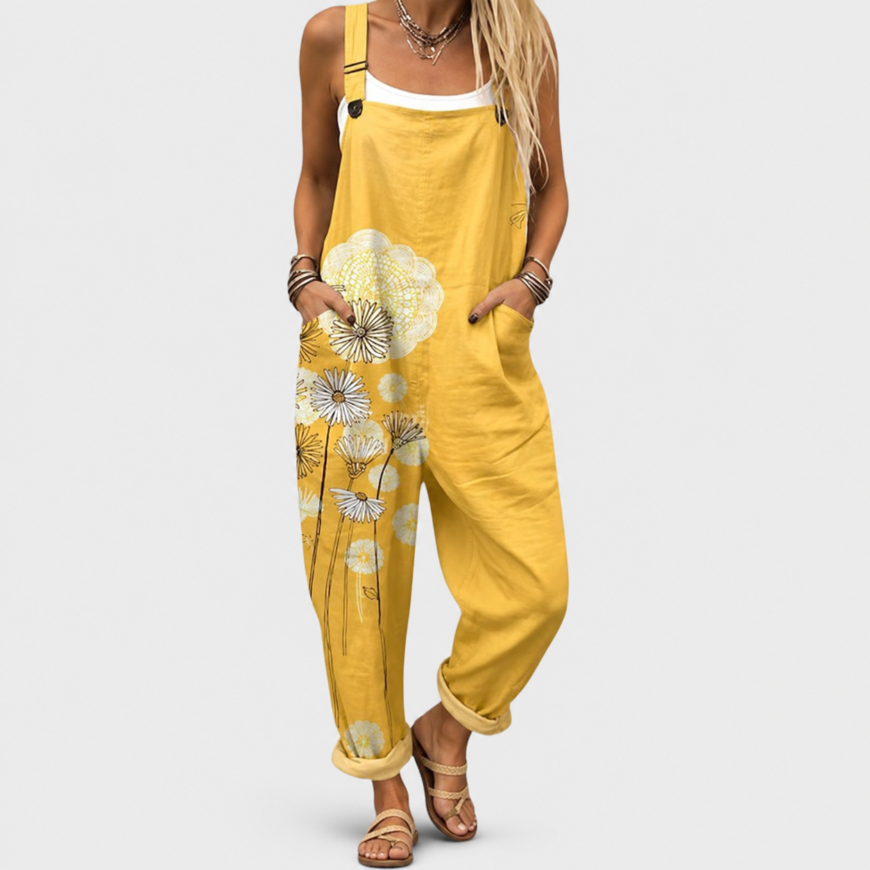 Salopetă Fiori Dorati