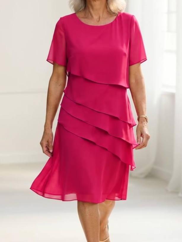 Linda - Rochie Elegantă cu Dungi