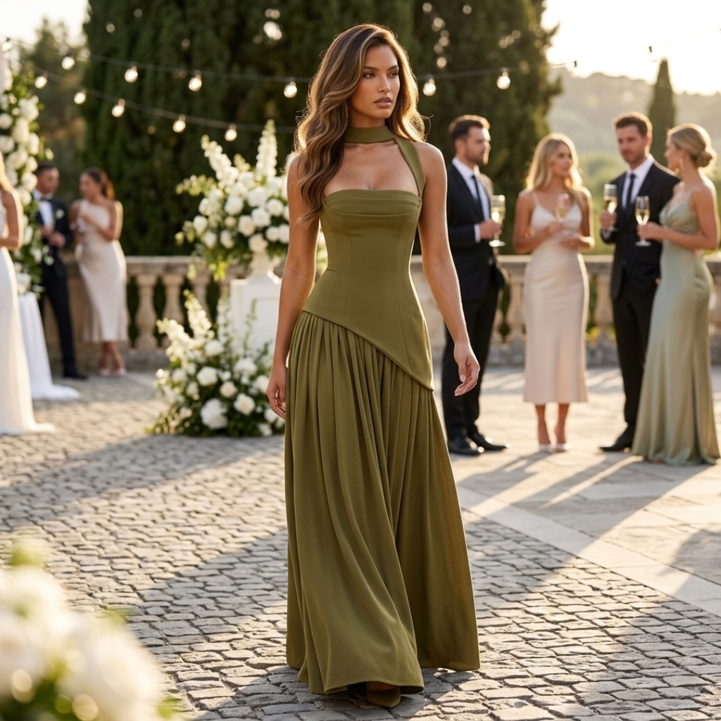 Aria - Rochie elegantă cu crăpătură