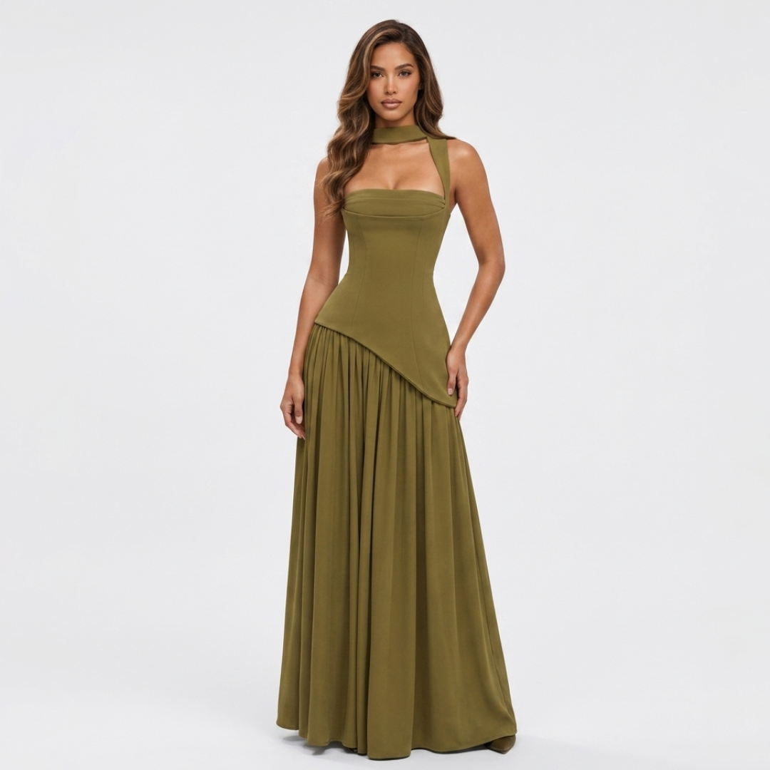 Aria - Rochie elegantă cu crăpătură