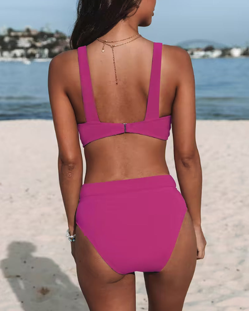 Claire - Costum de baie cu talie înaltă