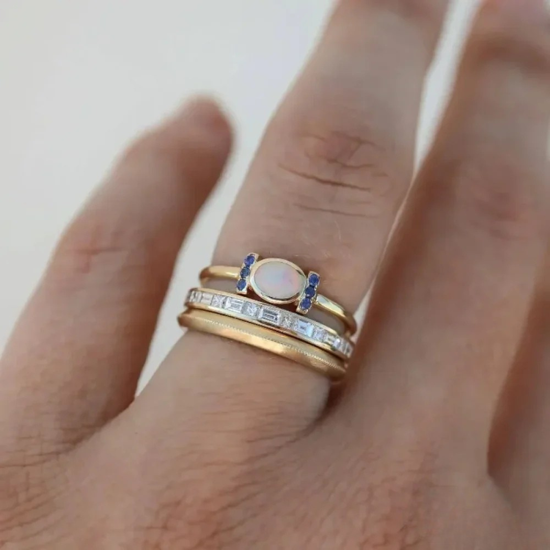 Theresa – Un inel de aur elegant