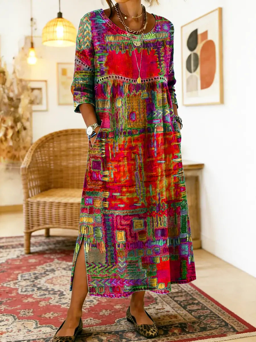 Liana - Rochie colorată