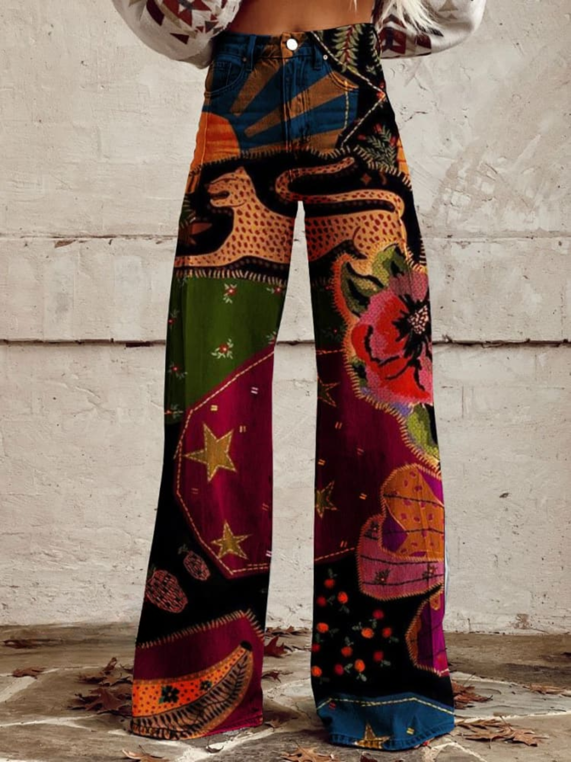 Nicole - Pantaloni boho eleganți