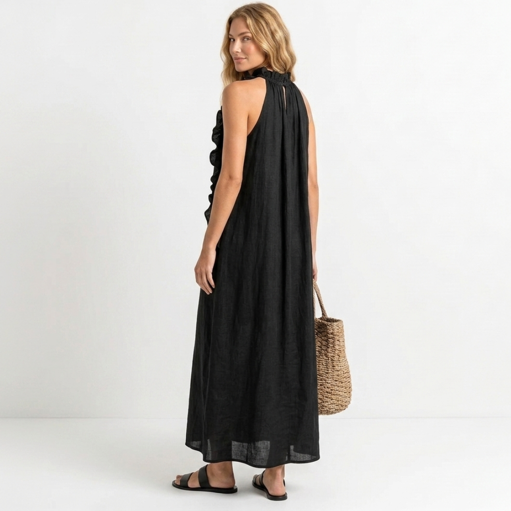 Aurelia - Rochie Maxi Boemă cu Volane