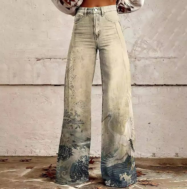 Raissa - Pantaloni boho eleganți