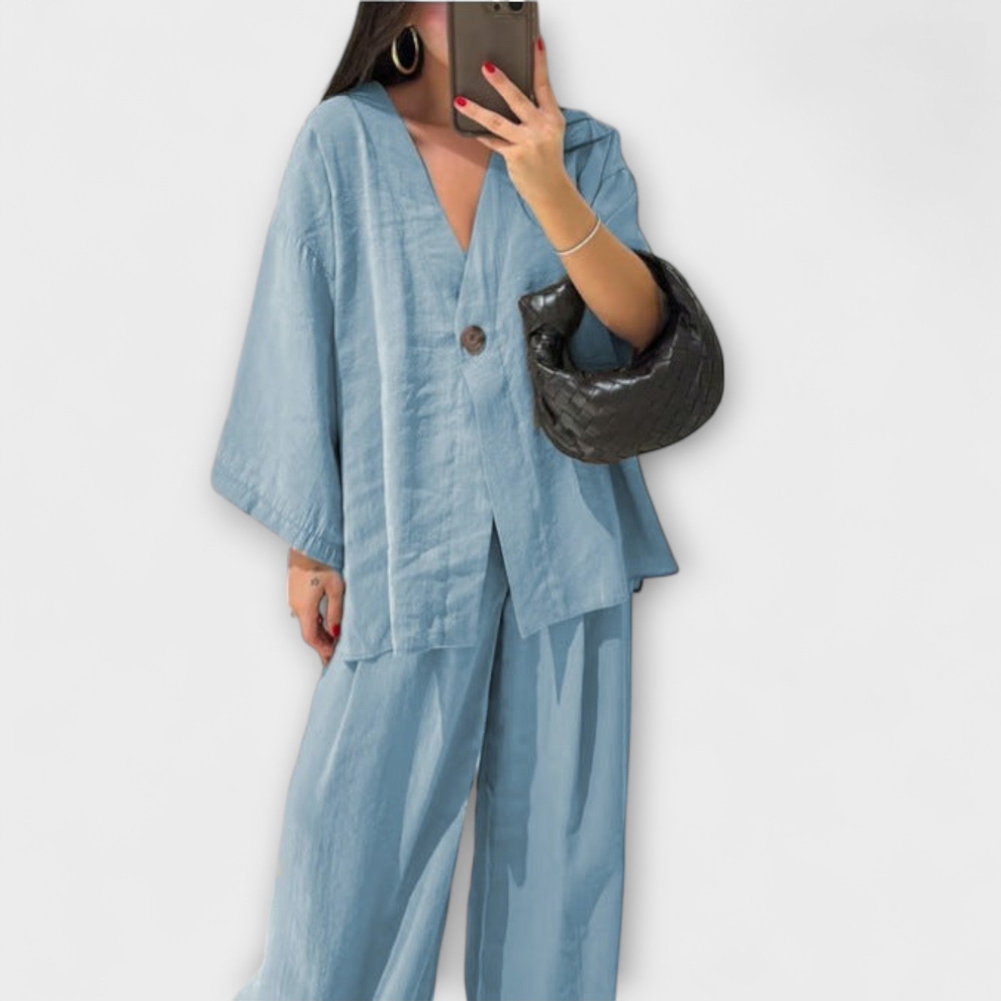 Jacqueline - Top din două straturi și pantaloni