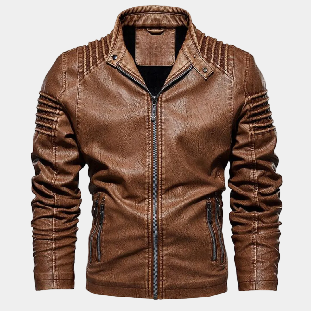 Iacov | Jacket din piele empire