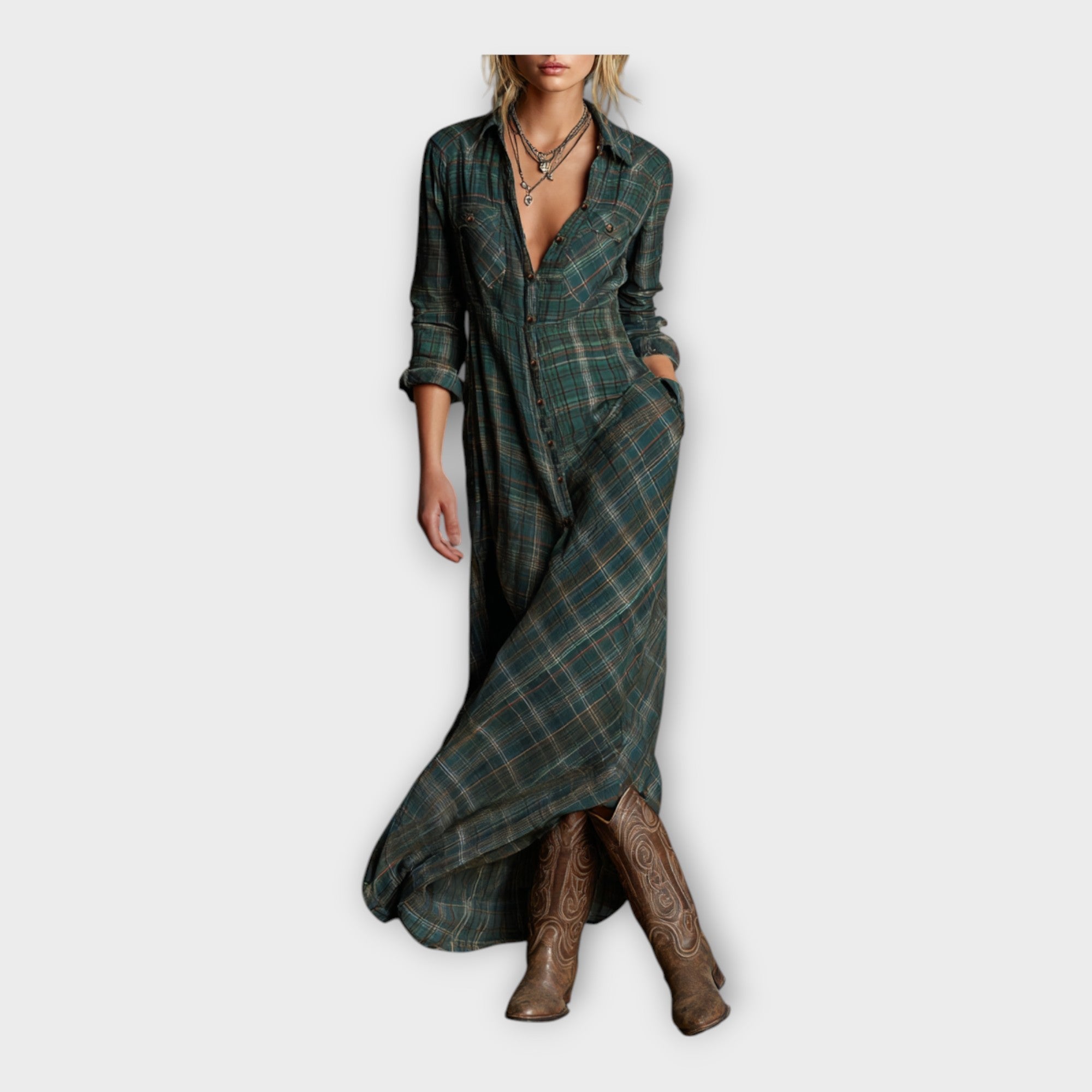 Rochie cămașă cu eleganță atemporală