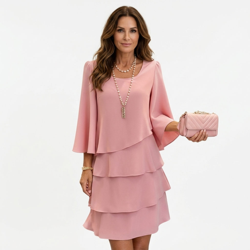 Catherine - Rochie elegantă cu dungi